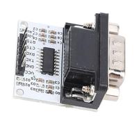 Haofy 232 Al Módulo TTL 3-5.5V Fuente de Alimentación SP3232 Chip DB9 UART Interfaz 232 Board para PC y MCU Conexión (Cabeza Masculina)