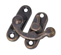 Haofy 30pcs Húsps de Pestillo de Caja Pequeña, Ganchos Antiguos Derecha Tiene Ganchos de Pestillo de Hierro de Estilo Retro, Mano de Obra Fina, Reemplazar Viejos, de Hasp de 1.26 X 1. Pulgadas, 120