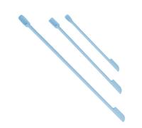 Haofy 3pcs Mini Silicone Makeup Spatulas Set, Doble Extremo para el Raspador de Primerosas de Maquillaje con Diferentes Longitudes Adecuadas para Cosméticos Compactos de Cocina y (BLUE)