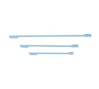 Haofy 3pcs Mini Silicone Spatulas Spatula Set, Raspador de Cucharadas de Doble Extremo para Botella Cosmética y Luz de Jarra de Mermelada de Frutas, Espátula de Jarra Pequeña de (BLUE)