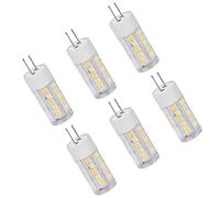 Haofy 6PCS G4 Bombilla de Lámpara de Pared de Disipación de Calor Rápida para Lámparas de Araña, PC + Cerámica (G4 3W 32LED)