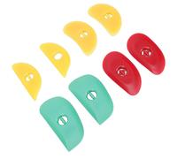 Haofy 8 Piezas de Costillas de Silicona Suave, Herramientas de Cerámica de Arcilla para Suavizar la Escultura con Múltiples Estilos para Manualidades y Lanzamiento de Ruedas