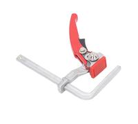 Haofy Abrazadera F de Liberación Rápida, Almohadilla ABS, Abrazadera de Riel de Trinquete, Diseño Autoalineante para Carpinteros Profesionales, 9x17,5 Cm