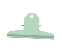 Haofy Abrazaderas de Archivo con Clamp/Holder de Bisagra de Metal Duraderas para Clips de Papel Grandes, Capacidad de 200 Hojas (GREEN)
