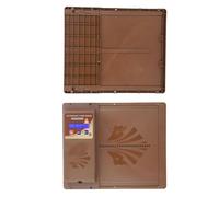 Haofy Abridor Automático de Puerta de Gallinero, Material Plástico, Control Remoto con Temporizador de Sensor de Luz 3 en 1, Adecuado para Pollos, Patos y Gansos (Brown)