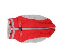 Haofy Abrigo de Invierno para Perros Medianos, Abrigos para Clima Frío con Arnés para Cachorros, Abrigos para Clima Frío, Chaleco Reflectante para Mascotas con Cremallera, Forro Cálido, Traje de (XL)