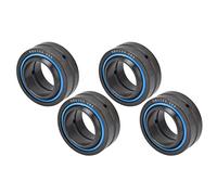 Haofy Accesorio de Rodamiento Radial Ranurado Profundo, Juego de Rodamientos Lisos Esféricos de 4 Piezas para Maquinaria de Ingeniería, Alta Capacidad de Carga, Diámetro Interior de 20 Mm a 40 Mm