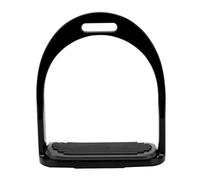 Haofy Accesorios para Caballos, Estribos de Aluminio Antideslizantes, Equipo Cómodo para Montar a Caballo para Entusiastas de la Equitación (Black)
