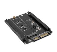 Haofy Adaptador de Alto Rendimiento 22pin M.2 NGFF a SATA, Plug and Play M.2 a SATA M Key Adapter Card para WinXP/para Vista / Win7 / Win8 / para Linux