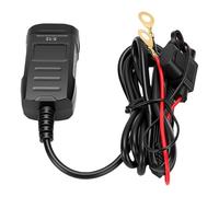 Haofy Adaptador de Carga USB para Motocicleta 12 V 24 V con Voltímetro Interruptor Independiente Impermeable PD3.0 30 W Tipo C Cargador Rápido para Teléfono GPS, Evitando el Drenaje de