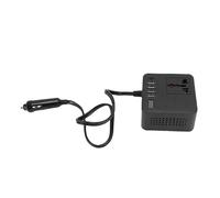 Haofy Adaptador de Corriente Portátil Compacto Inversor de Coche de 150 W para Viajes por Carretera y Emergencias con 4 Puertos USB y Puerto Tipo C
