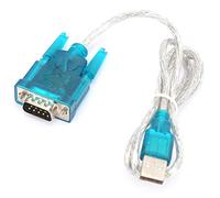 Haofy Adaptador de Puerto Serie USB a RS232 HL-340 Comunicación Conveniente para Win95/98/ME/2000/XP/win7 32bit 64bit /Vsita, Juego de 2 Cables Serie de 9 Pines para Portátiles