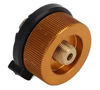 Haofy Adaptador de Quemador de Estufa Convertidor de Tanque de Gas con Protección de Seguridad para Barbacoa Al Aire, Plástico de Nailon + Cobre + Aleación de Aluminio
