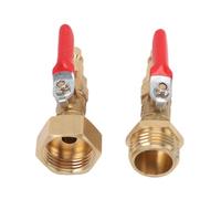 Haofy Adaptador de Soplado para Invierno para RV, Latón, Enchufe de Conexión Rápida de 1/4 de Pulgada, Rosca GHT de 3/4 de Pulgada, Sello a Prueba de Fugas para Compresor de Aire, Herramienta de