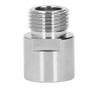 Haofy Adaptador de Tanque de CO2 de Acero Inoxidable, Buen Sellado, Rosca Hembra TR21-4 a Rosca Macho CGA320, Kit de Conversión para Fabricantes de Refrescos de Bricolaje