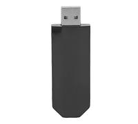Haofy Adaptador WiFi USB AC600M Transceptor de Red Inalámbrico Portátil de Doble Banda para Portátiles y Ordenadores Negro 1x