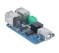 Haofy Aislador USB Placa de Protección de Acoplamiento de Aislamiento de Concentrador de 4 Canales para Transmisión Estable, USB 2.0 Compatible para Unidad Flash, Disco Duro Móvil, Usuarios de PC