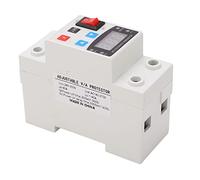 Haofy Ajuste Manual Protector de bajo Sobrevoltaje 240V-300V 40A Instalación Conveniente Dispositivo de Protección de Voltaje con Función de Consulta de Fallas Dispositivo de Protección contra