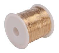 Haofy Alambre de Cobre para Joyería, 100 M, 0,3 Mm, para Manualidades con Abalorios, con Diseño Flexible, Hilo Artesanal para Pulseras, Collares, Arte de Envoltura de Alambre, Pequeños Proyectos de