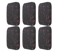 Haofy Alfombrilla de Goma para Cinta de Correr, Suave, Antideslizante, Resistente Al Impacto, Aislamiento Acústico, Alfombrilla Amortiguadora, 6 Piezas, para Cinta de Correr, Impermeable Resistente