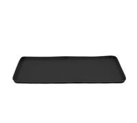 Haofy Alfombrilla de Silicona para café, Antideslizante, Resistente Al Calor, con Borde Elevado, 18,5x11 Pulgadas, para Encimeras de Cocina, Accesorios para Máquinas (47x2 8cm/18,5x11 pulgadas)