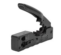 Haofy Alicates para Cables de Red Multifunción Conector RJ 8P 6P RJ45 RJ12/11 Alicates para Engarzar, Cómodo, Acero Duradero, Fácil Engarzado para Tareas de Cableado