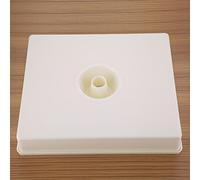 Haofy Alimentador de Agua de Abeja de Plástico, Recipiente para Beber de Colmena Ligero y Duradero para Apicultura, Capacidad de 4L para Apicultores, Color Blanco