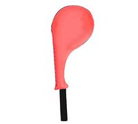 Haofy Almohadilla para Patada de Taekwondo con Costuras Sólidas, Superficie de Cuero PU, Adecuada para Kickboxing, Wing Chun, 14,8 X 7,1 X 2,4 Pulgadas (Rojo)