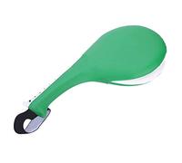 Haofy Almohadilla para Patada de Taekwondo con Costuras Sólidas, Superficie de Cuero PU, Adecuada para Kickboxing, Wing Chun, 14,8 X 7,1 X 2,4 Pulgadas (Green)