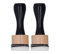 Haofy Almohadillas de Tinta, Mini Recambios Redondos de Espuma para Mezclar, 14 Esponjas y Mangos para Manualidades