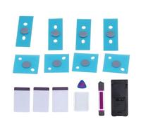 Haofy Almohadillas para Pies de Computadora Portátil, Soporte Confiable Antideslizante para Computadoras Portátiles de 3, 4 y 5 Generación, Material Plástico, Juego de 8 Uds. (Blue)