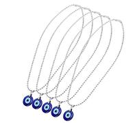Haofy Amuleto de Protección para Collar de la Suerte con Ojos Azules para Hombres y Mujeres, Atrae la Atención de los Dioses Malignos, para la Buena Suerte y la Prosperidad, tamaño: 2,5 X 2,5 Cm,