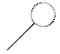 Haofy Anillo de Soporte de Acero Inoxidable para Laboratorio de, Herramienta de Laboratorio de Biología Química Confiable, 1 Unidad (100 mm)