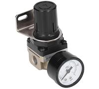 Haofy AR2000-02 Regulador de Presión de Aire Válvula de Control G1/4 de Material de Aleación de Aluminio, Reemplazo Ideal para los Rotos