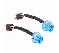 Haofy Arnés de Cableado de Conversión de Faros H4 a H13 de 2 Piezas, Enchufe de Cerámica, Enchufe de Nailon de Cableado de Cobre, con Fácil Instalación para Bombillas Antiniebla de