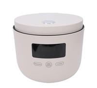 Haofy Arrocera Eléctrica Multifuncional Antiadherente con Cesta para Cocinar Al Vapor, Ideal para Fideos Ramen y Sopas, 3 Litros, 500 W, Programable para 24 horas. (Enchufe de la UE)