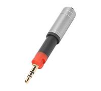 Haofy Auriculares -audioadapter -Jack Conector Simple y Conveniente para la Tecnología ATM70X M40X M50X M60X, Vida a Largo Plazo para HD558 HD595 HD598, Rojo