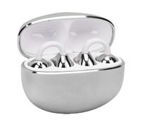 Haofy Auriculares de Traducción AI 74 Idiomas 70 Acentos Comunicación en Tiempo Real Auriculares Inalámbricos con Traductor Bluetooth 6.0 para Viajes Internacionales, Reuniones de Negocios, (Silver)