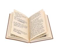 Haofy Auténtico Accesorio de Película Clásica, Réplica de Diario de Cuero Vintage, Libro de Registro Retro para Amantes del Cine, Decoración Coleccionable para el Hogar y la Oficina,