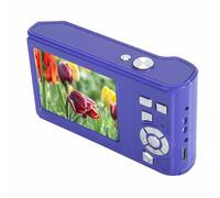Haofy Auto Focus 48MP 2.7K HD Cámara de Bolsillo Digital con Zoom 8X: Cámara de Operación Fácil para Selfies y Aventuras de Viaje, ABS/Aluminio (Blue)