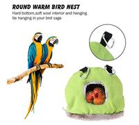 Haofy Bájaro Suave de Pájaros Snuggle Snuggle Cave Fácil Hang Bird Hammock Winter Winter Warm Bird Cage para Periquitos Cockatiel Conure Macaw Disponible en Diferentes Tamaños y Colores con Lienzo +
