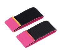 Haofy Bandas de Entrenador de Dedos de Gimnasia Poliéster Duradero para la Práctica de Baile de Porristas Cinturón de Tobillo 2pcs (Rosado)