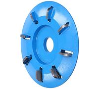 Haofy Bandeja de té Disco de Tallado de Madera Herramienta de Grabado de Carpintería Suave de 8 Dientes para Pulir Bandeja de té, Mesa de café, Hecha de Acero Al Carbono 45#, lo Mejor para Grabado