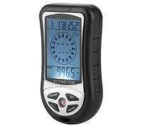 Haofy Barómetro Electrónico Multifuncional con Pronóstico Climático 12-24h y Altímetro ABS para Entusiastas del Aire Libre, Brújula Digital, Termómetro, Luz LED para Senderismo, Acampada, Montañismo