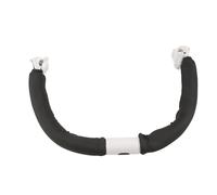 Haofy Barra para el Vientre para Cochecito de bebé, Reposabrazos de Acero y Plástico para Cochecito con Diseño Desmontable, Manillar Seguro y Cómodo para Carrito de bebé de Tubo Redondo (BLACK)