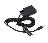 Haofy Batería Simulada de Decodificación Completa EN-EL14 para D5600 D5500, Fuente de Alimentación Estable, Fuente de Alimentación Externa de Plástico, Puerto de Entrada Tipo C, Compatible con D5300