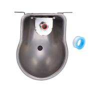 Haofy Bebedero Automático de Acero Inoxidable para Ovejas, Cabras, Vacas y terneros. Dispensador de Agua para Animales de Granja con Llenado Automático, Ideal para Establos, Ranchos y