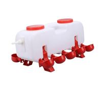 Haofy Bebedero Automático para Pollos, Dispensador de Agua para Aves de Corral de 10L para Gansos de Pato, Alimentador de Agua de Granja Seguro y Limpio para Varios Tipos de Aves de Corral (L)