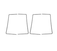 Haofy Bisel de Marco Medio de Pantalla de Teléfono de Repuesto para Z Fold 4 5G F936 LCD con Kit de Reparación 2 Juegos
