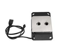 Haofy Bloque de agua RGB para CPU, efectos RGB, cable de 19.7 pulgadas, placa base de cobre rojo, bloque de agua para PC